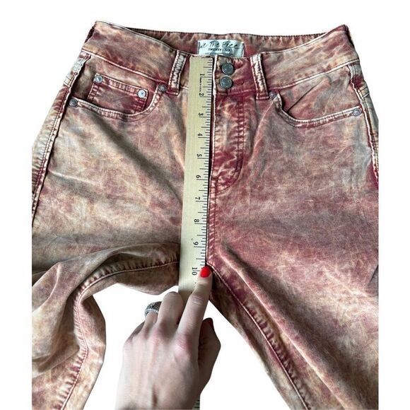 NEW Free People CRVY Foxy Lady Velvet Bootcut Pants 26 High Rise Rusty Brown - Picture 9 of 13